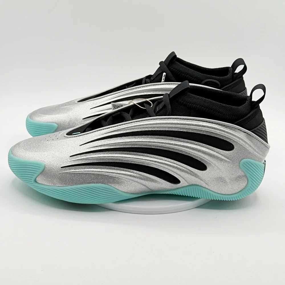 adidas Harden Volume 9 'UNO Silver Black Aqua' / JS1028 / Size 14 Mens